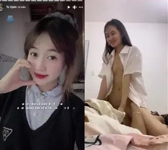 Clip sex em Tú Uyên năm hai cu nào cũng vào